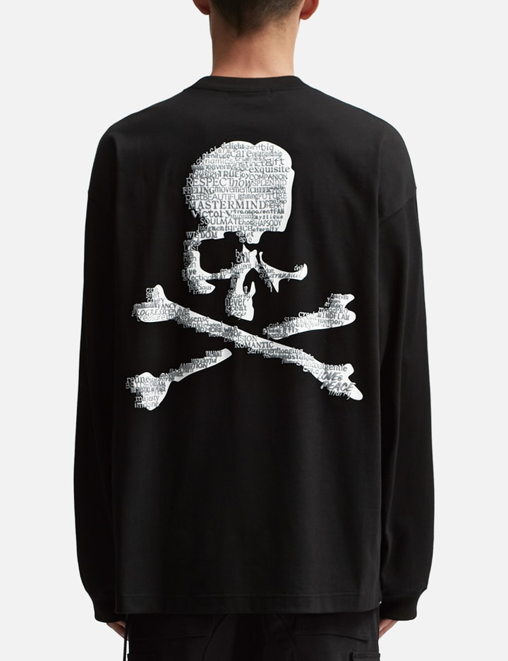 Oversized Word Skull Long Sleeve T-shirt Placeholder Image