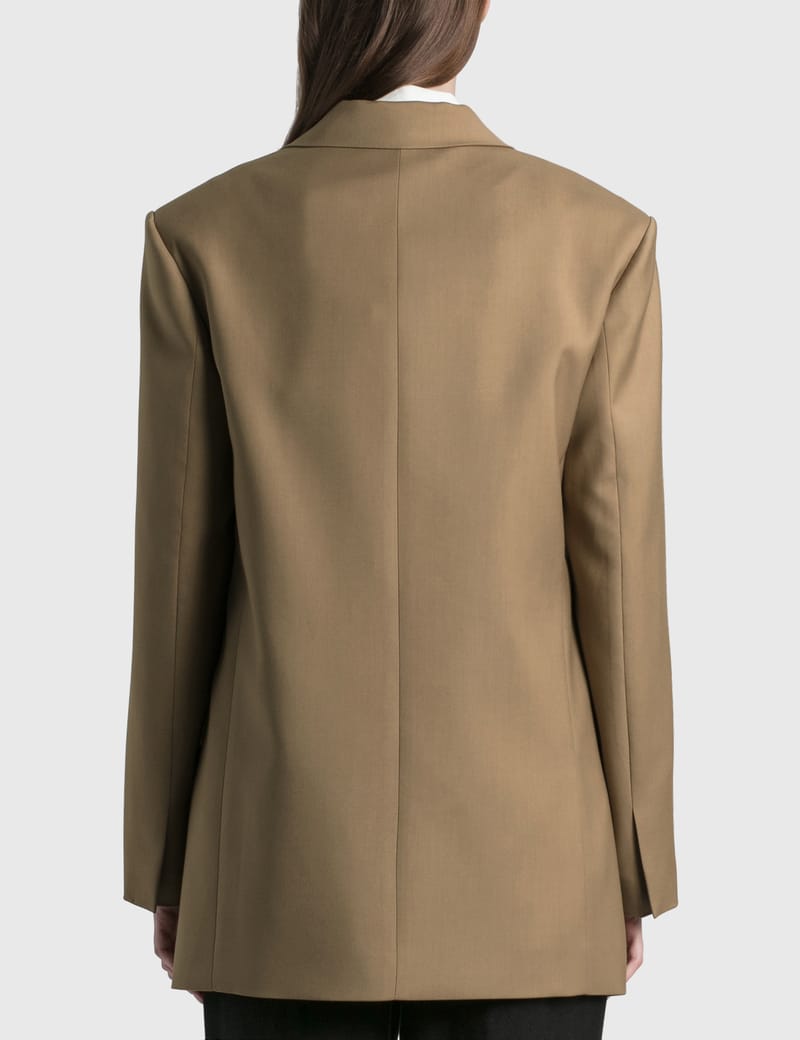 未使用 WE11DONE Straight Fit Suit Trousers With Metal Ring Mサイズ ブラック WD-PT3-21-264-M-BK ウェルダン ストレートフィット スラックス パンツ We11done suits \u0026 blazers for Men | SSENSE