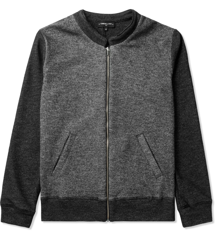 Marl Black Ferdinand Zipper Jacket Placeholder Image