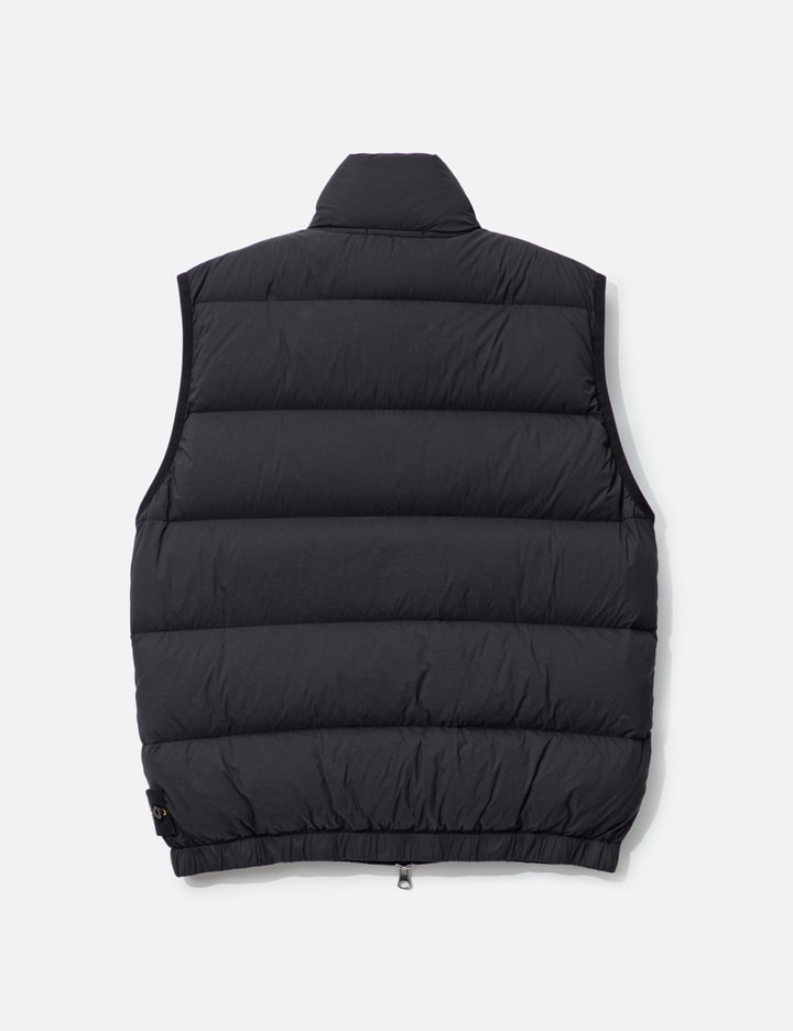 Stone Island Seamless Tunnel Nylon Down-tc Vest In Black