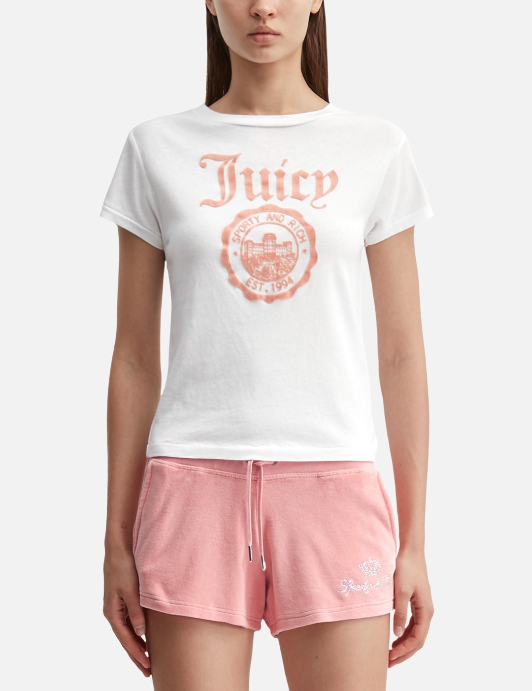 & Rich X Juicy Couture Emblem Essentials T-Shirt view 11
