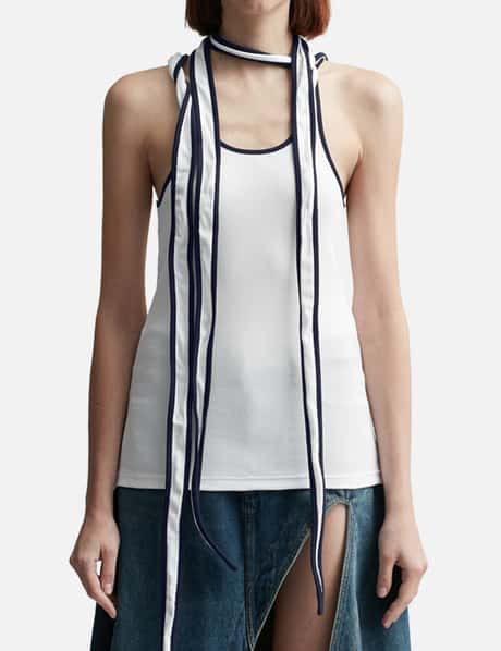 Y/PROJECT MULTISCARF TANK TOP