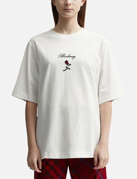 Burberry Rose Cotton T-shirt