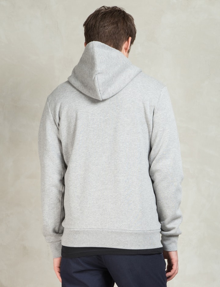 Grey Heather/Black Hooded New York Sweat Placeholder Image