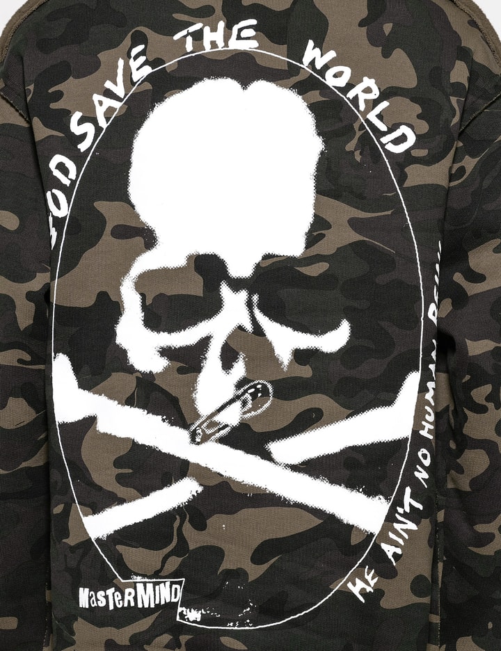 "God Save The World" Raw Edge Hoodie Placeholder Image