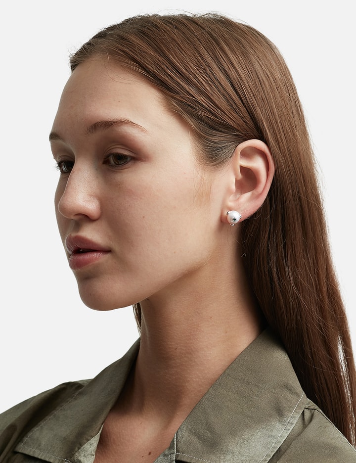 The Green Polka Dot Freshwater Pearl Earring Pair Placeholder Image