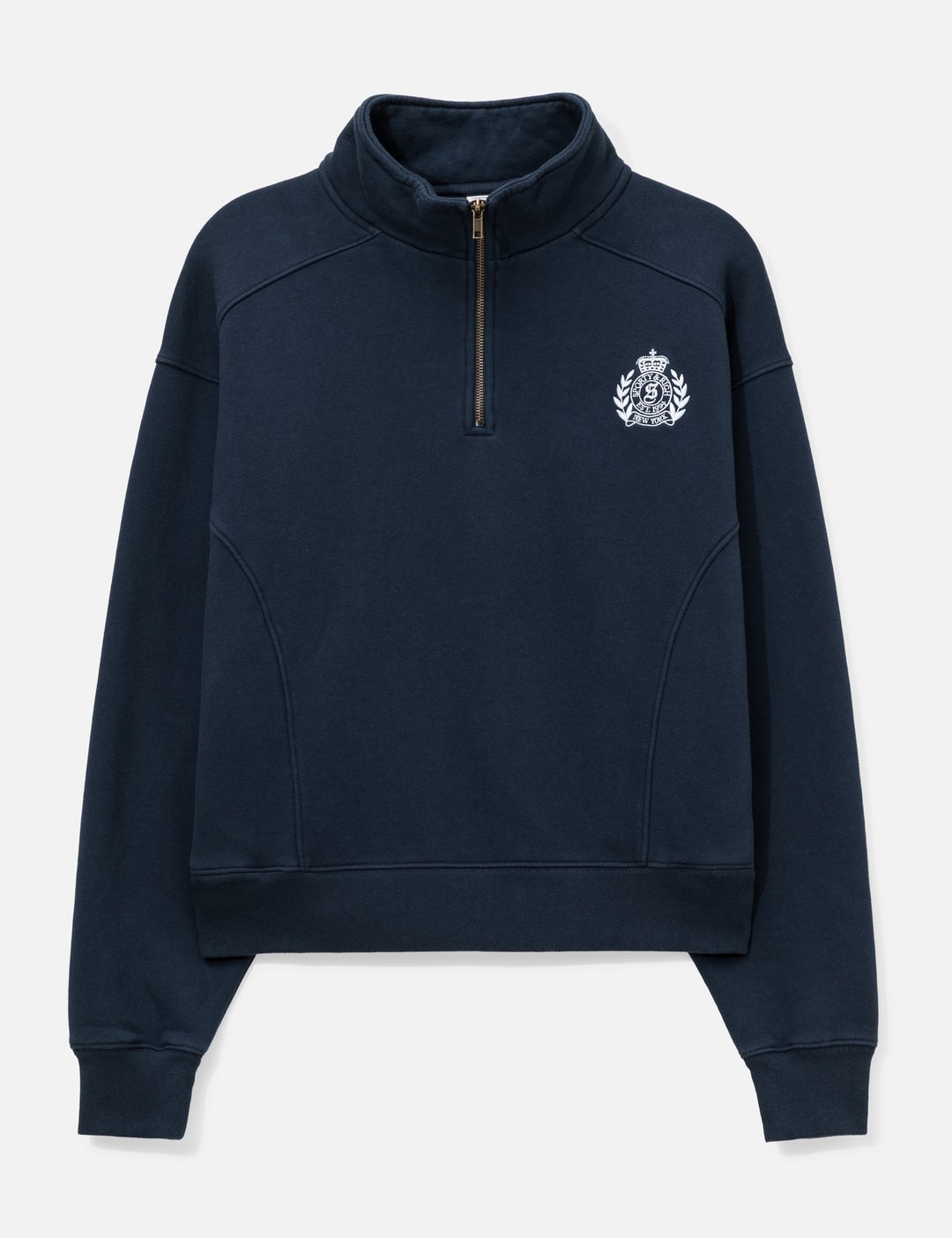 NY Crest Embroidered Quarter Zip