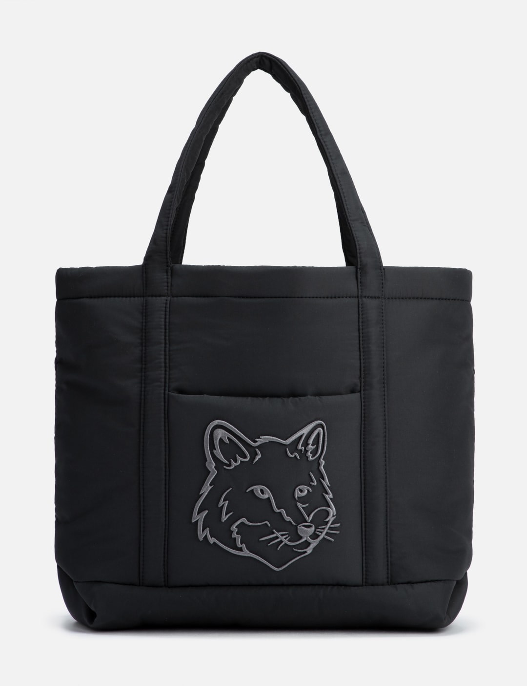 Maison Kitsuné Fox Head Puffer Medium Tote