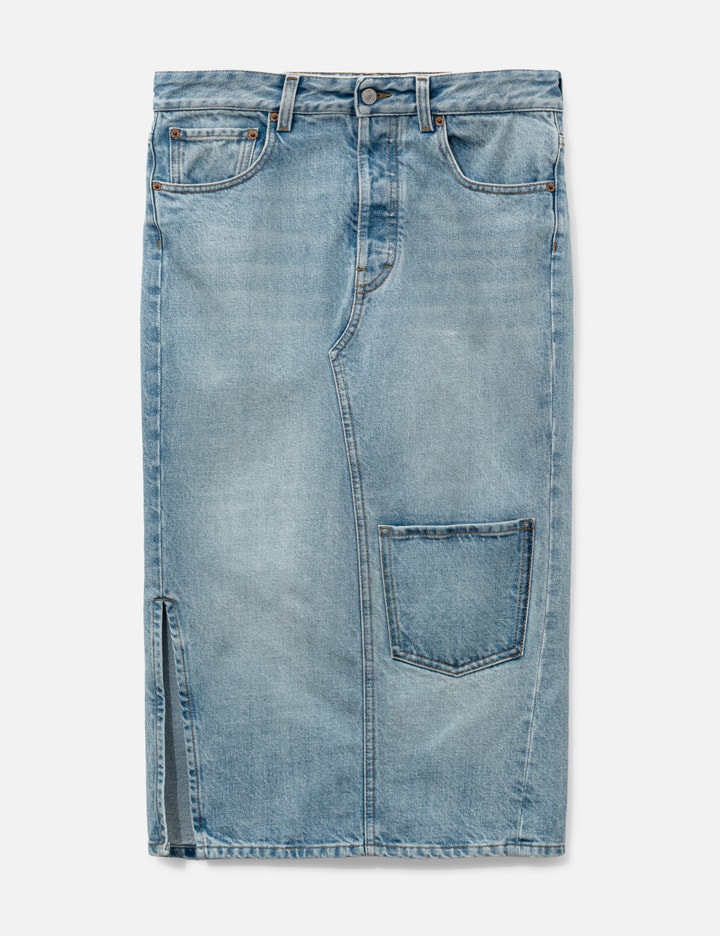 MM6 Maison Margiela Denim Midi Skirt