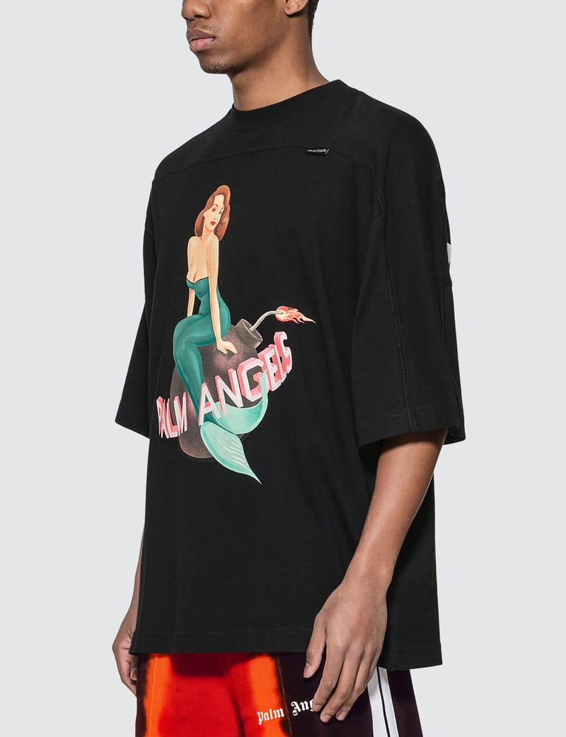 Palm Angels - Mermaid Logo Oversized T 