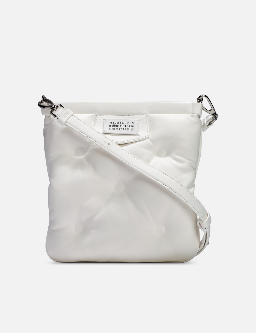 Maison Margiela Glam Slam Sport Flat Pocket Bag in Greige