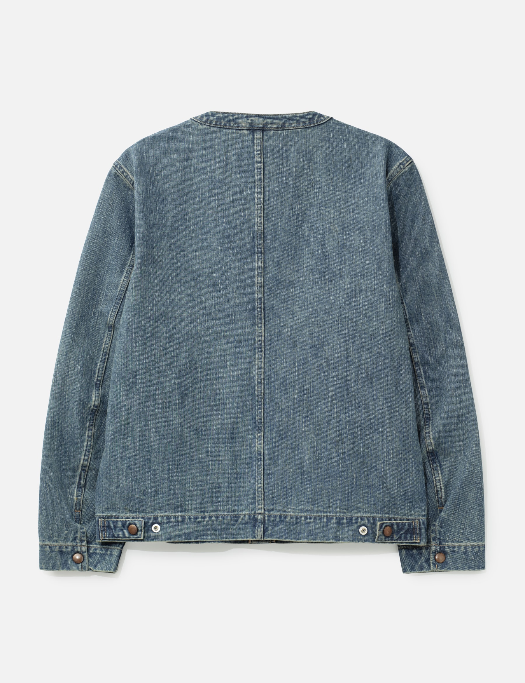 Faded Button Denim Jacket view 17