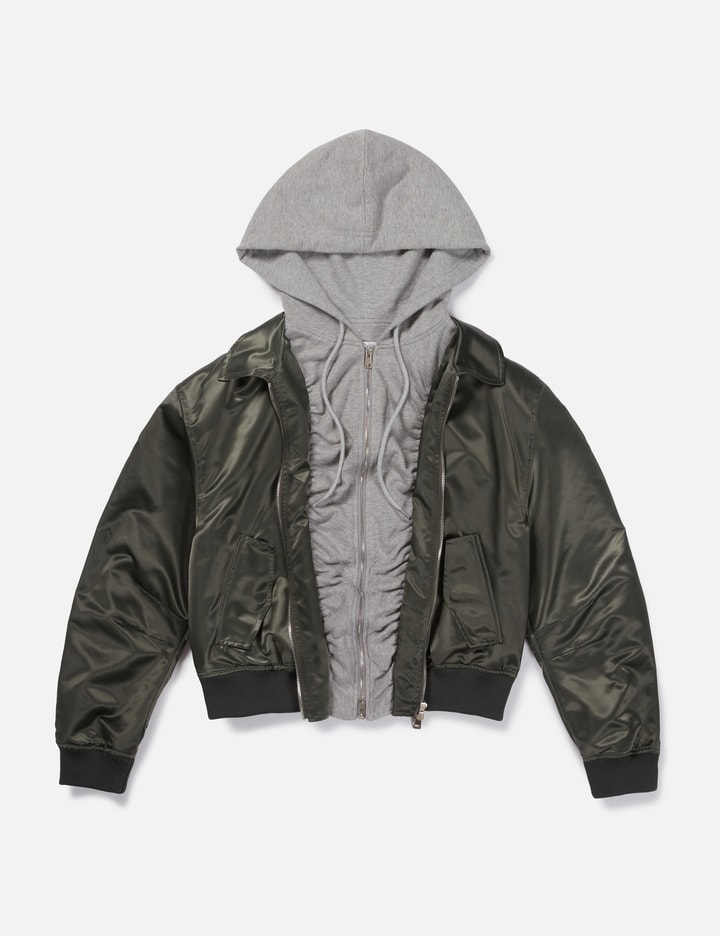 LCDC Zip-Up Hooded Nylon Blouson