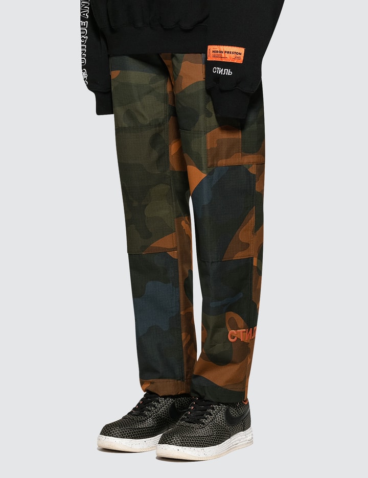 Ctnmb Orange Camo Cargo Pants Placeholder Image