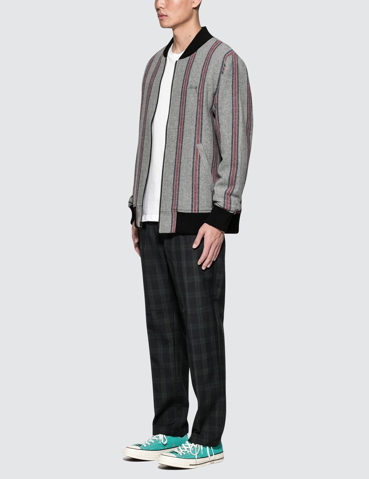 Wool Stripe Bomber Jacket Placeholder Image