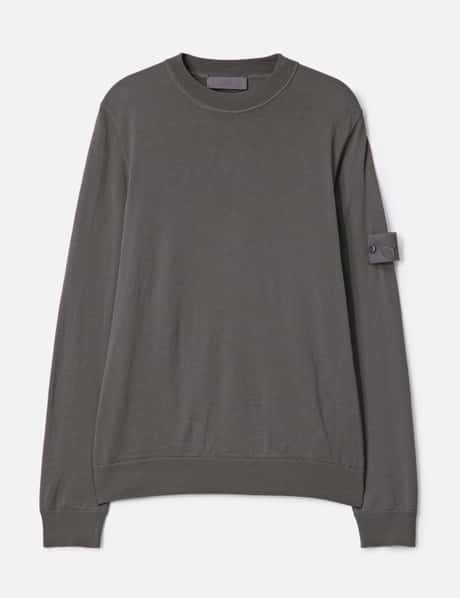 스톤 아일랜드 Pure Light RWS Wool Crewneck Jumper