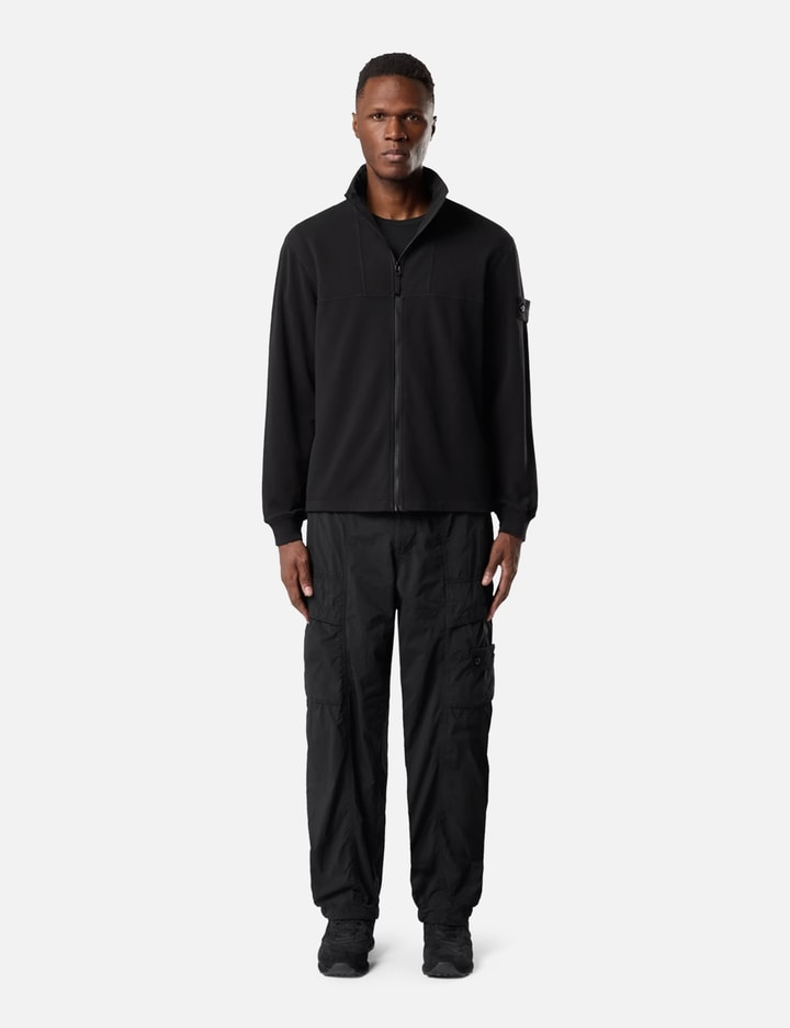 Stone Island Stretch Cotton Fleece_S.I. Ghost Comfort-Fit Zip-Up Track Jacket