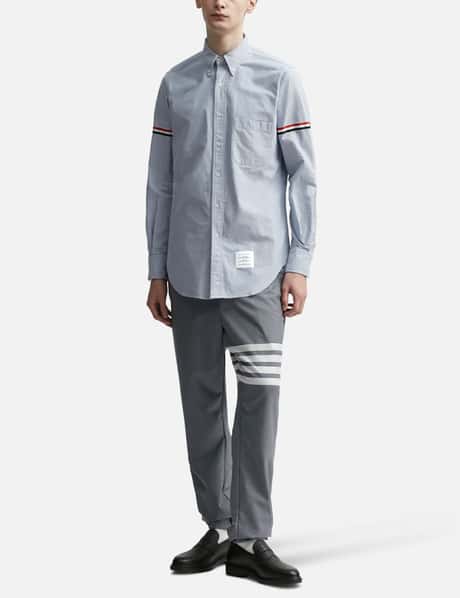 Thom Browne - Plain Weave 4-Bar Track Trousers | HBX - Globally 