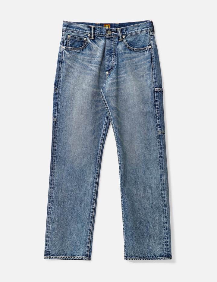 Human Made Straight Denim Pants In Blue