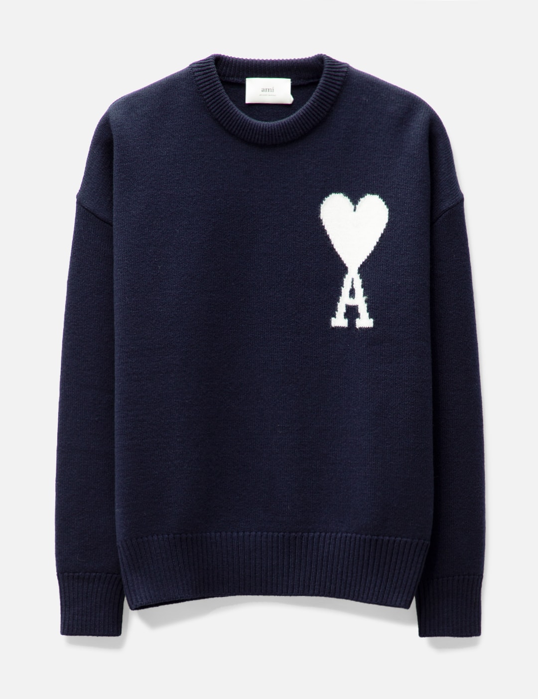 Alexandre Mattiussi Ami Oversized Sweater Ami De Coeur Crewneck