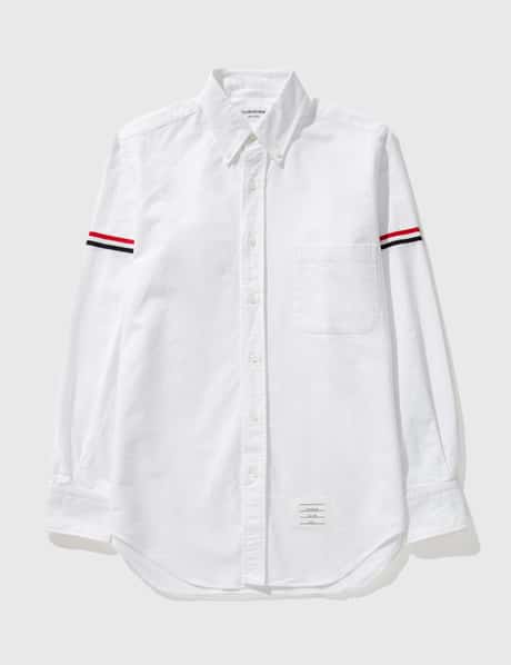 Thom Browne Oxford Shirt with Grosgrain Armband