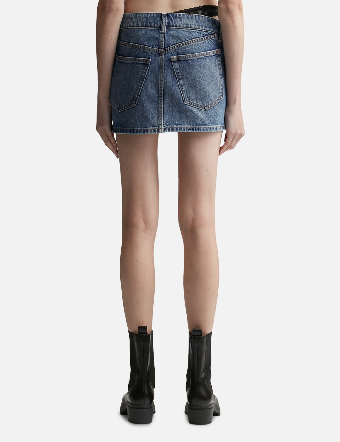 Pre-Styled Denim Skirt view 10