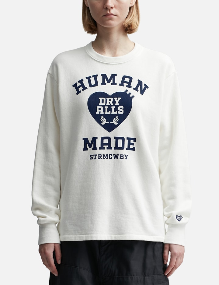 Human Made Military Sweatshirt In White