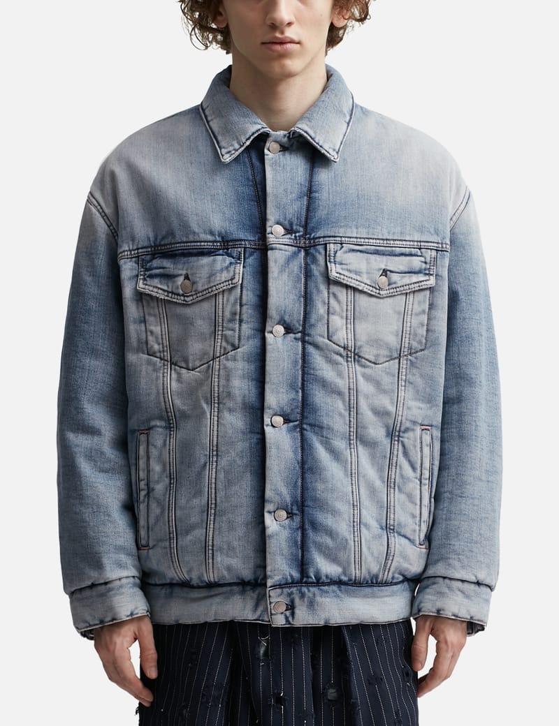 Acne Studios: Mid Blue Jean Jacket | Men's Designer Clothes | MICHEL BRISSON