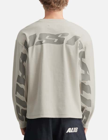 Joshua Long Sleeve In Rib With Back Print view 12