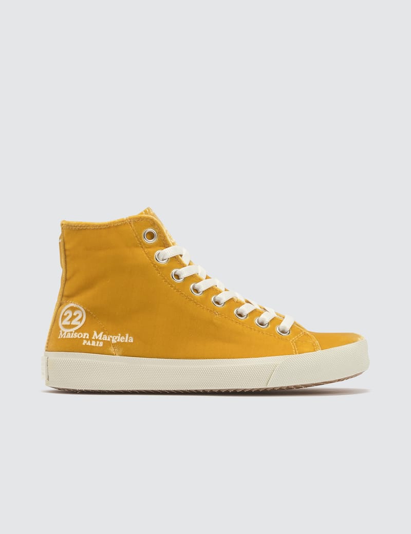 Maison Margiela - Tabi Velvet High Top 