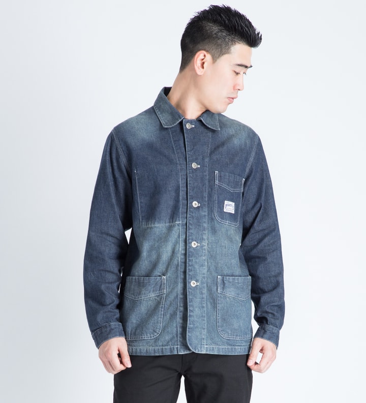 Indigo SSDD Wash Denim Coverall Jacket Placeholder Image