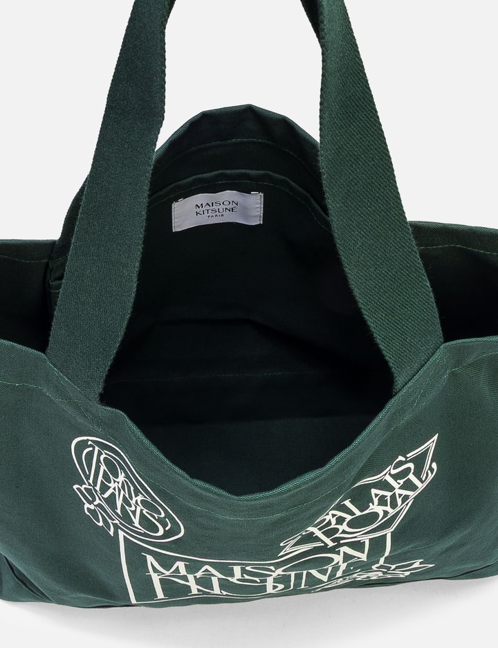 메종 키츠네 ART NOUVEAU STAMP TOTE