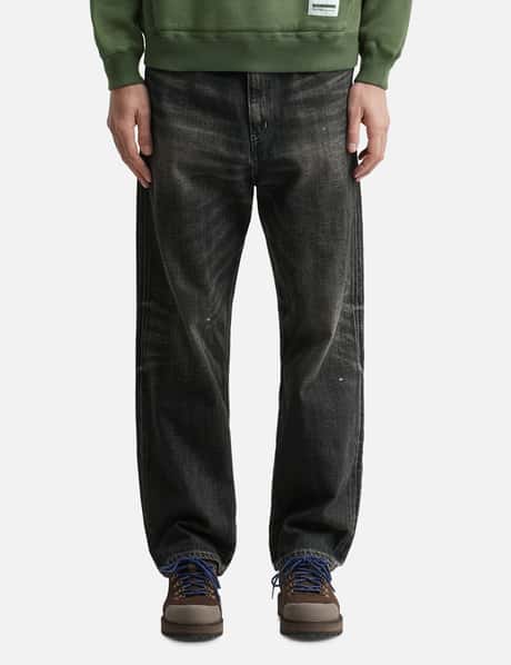 NEIGHBORHOOD - Washed Denim DP Basic Pants | HBX - Globally 
