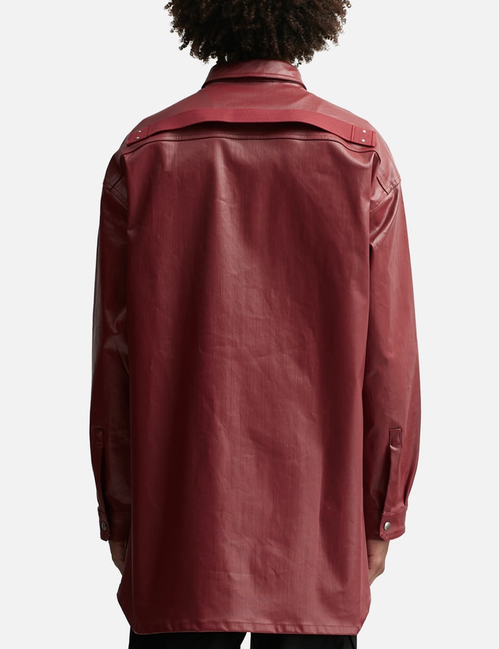 Shop Rick Owens Lido Oversized Outershirt In Red