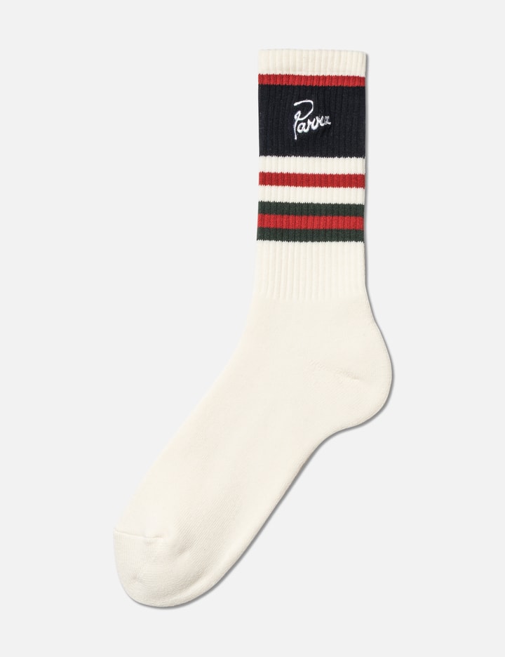 By Parra Signature Striped Crew Socks