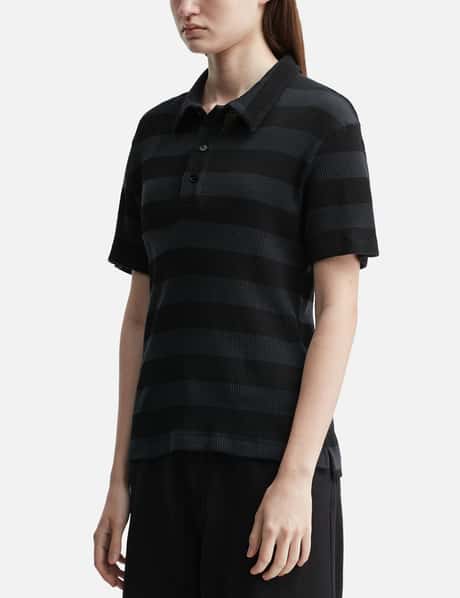 Ribbed Polo Top view 7
