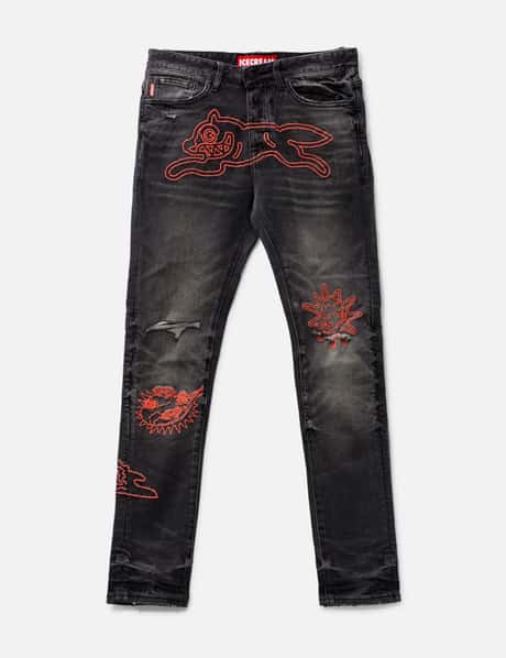 T By Alexander Wang - Contrast Waistband Jeans  HBX - Globally Curated  Fashion and Lifestyle by Hypebeast