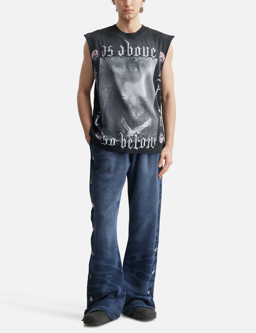 Tribal Mirror Face Sweats view 15