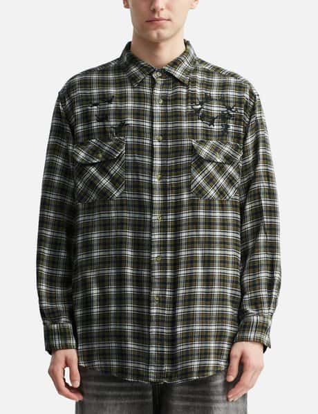 Upcycled Parachute Flannel Shirt view 18