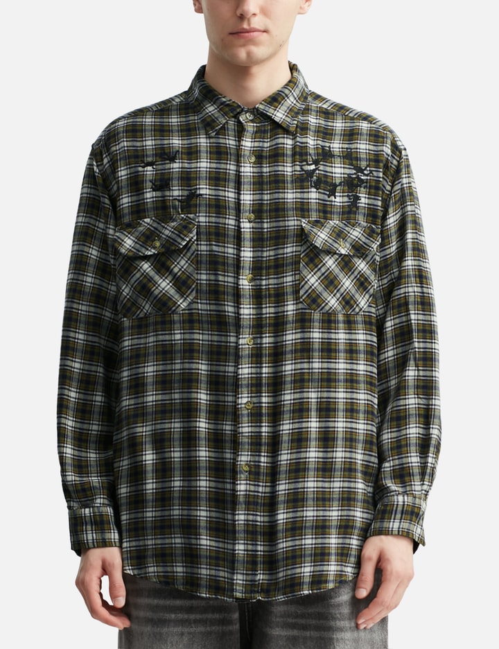 Upcycled Parachute Flannel Shirt Placeholder Image