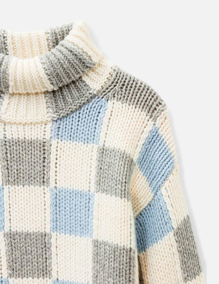 Kenzo 'KENZO Checks' Mock Neck Jumper