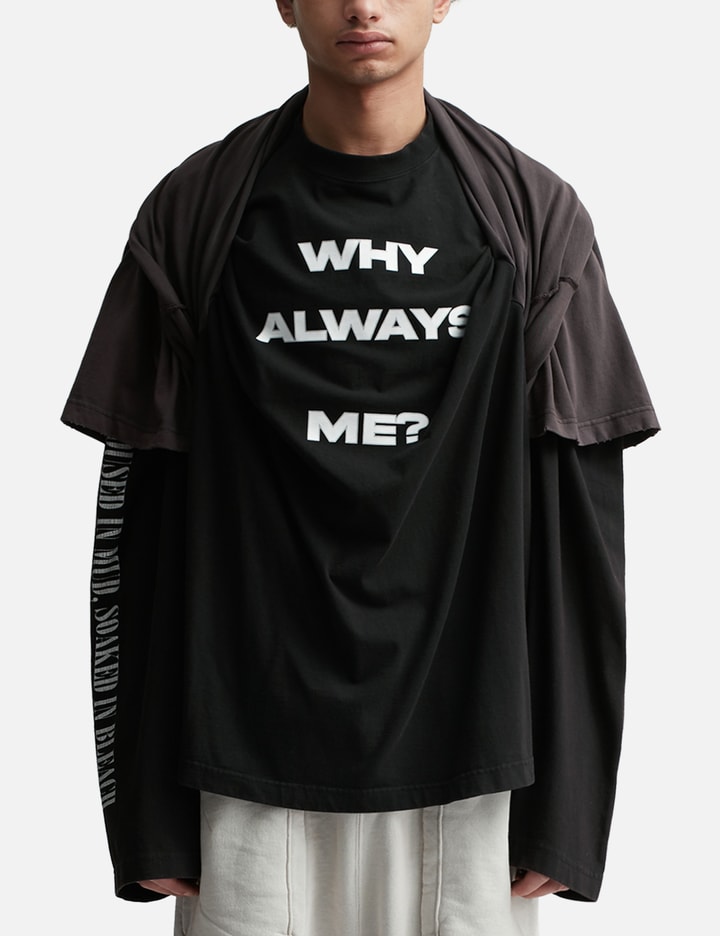 OVER-HEAD SLOGAN T-SHIRT Placeholder Image