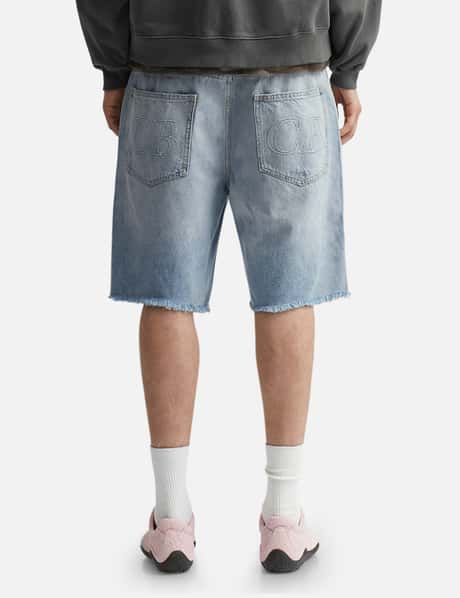 Repaired Denim Shorts view 13