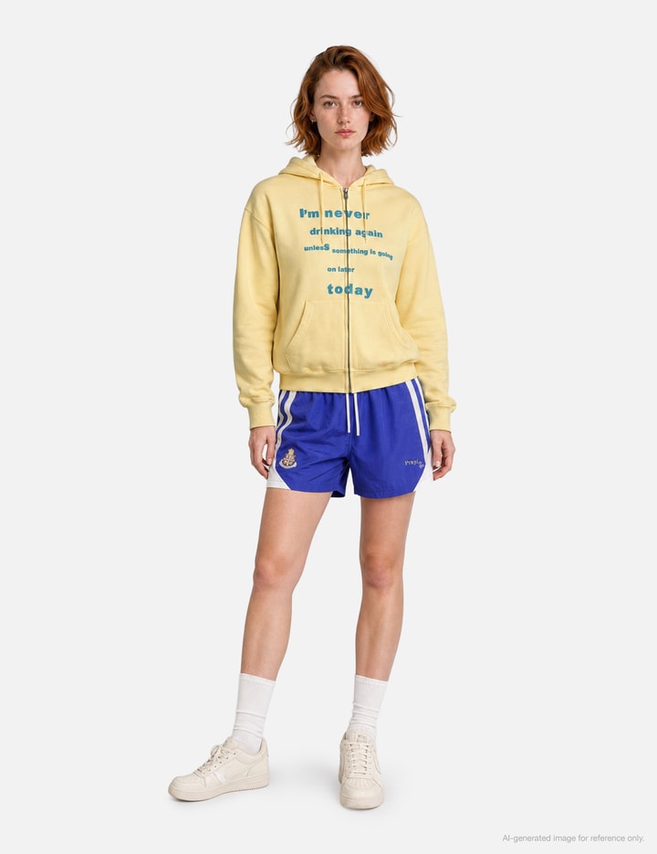 Praying Never Drinking Again Yellow Hoodie