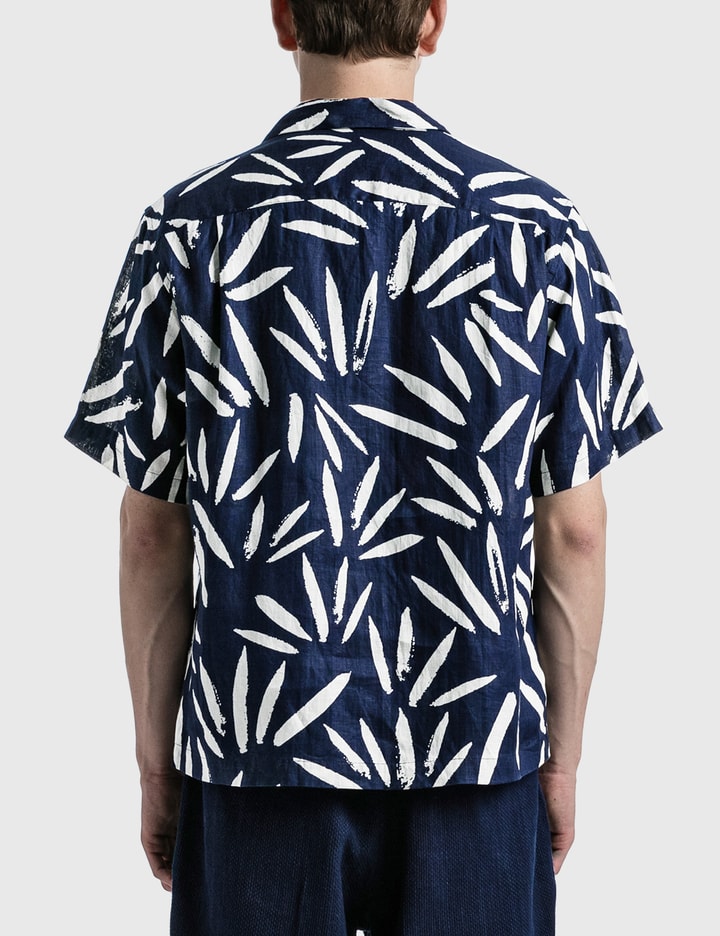 Indigo Linen Sasahona Aloha Shirt Placeholder Image