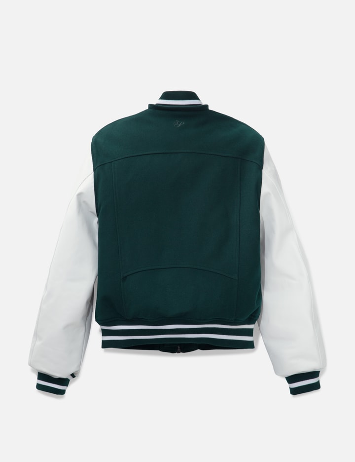 Flying Dove Pillow Neck Varsity Jacket Placeholder Image