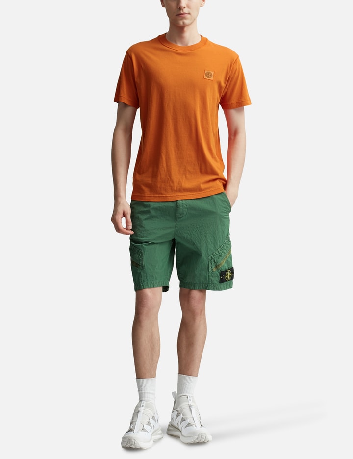 Shop Stone Island Short-sleeve T-shirt In Orange