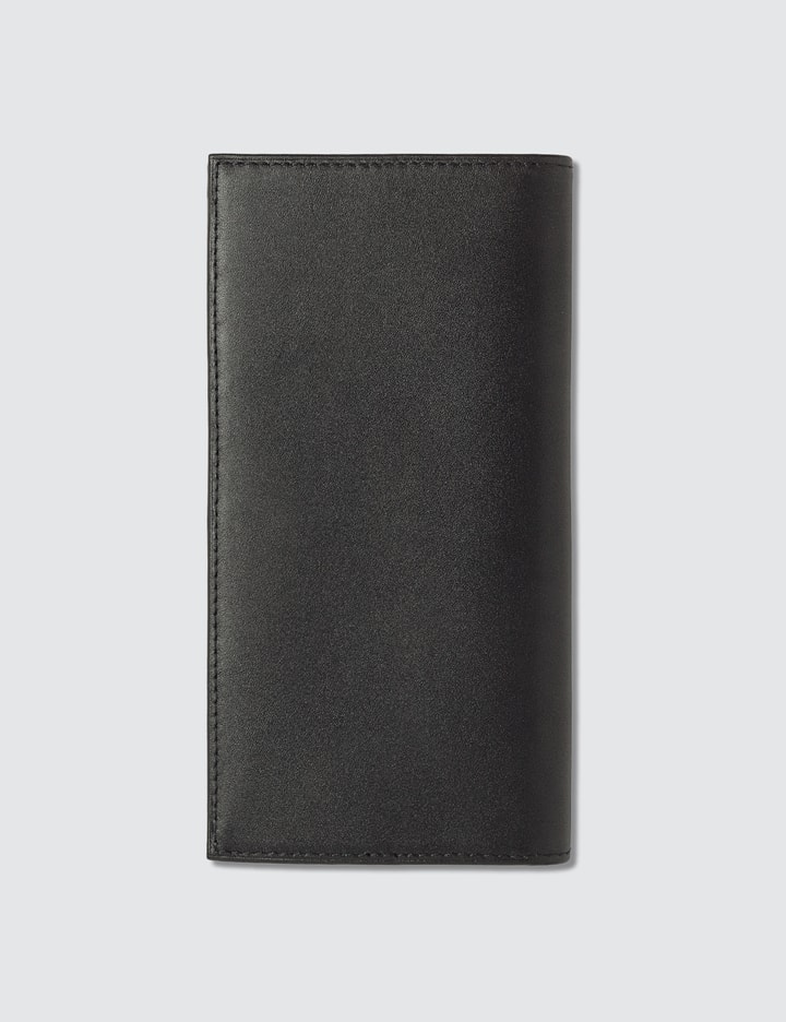 Polo Ralph Lauren TEDDY BEAR Navy LEATHER Wallet Slim Card Holder w/3-slots