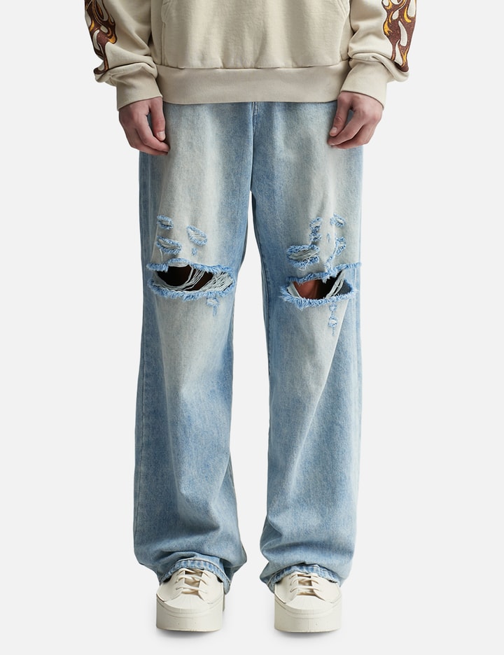 Lax Distressed Baggy Denim Placeholder Image