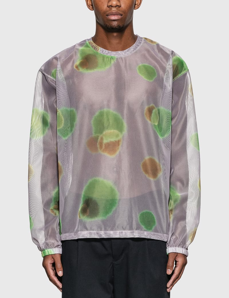 Stussy - Printed Mesh Long Sleeve T 